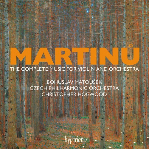 Czech Philharmonic Orchestra / Hogwood,christopher - Martinu: The Complete Music For Violin & Orchestra - Music CD