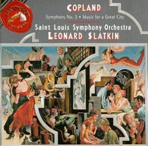 Copland / St Louis Sym Orch / Slatkin - Copland Sym No 3 - Music CD