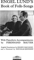 Lund,engle - Engle Lund Book Of Folk Songs - Books