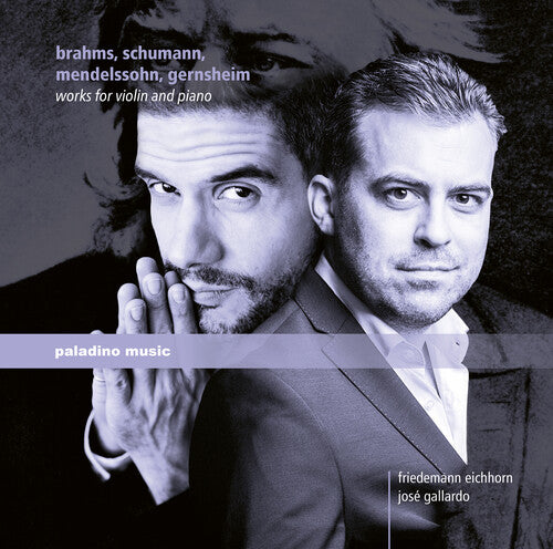 Brahms / Eichhorn / Gallardo - Works For Violin & Piano - Music CD