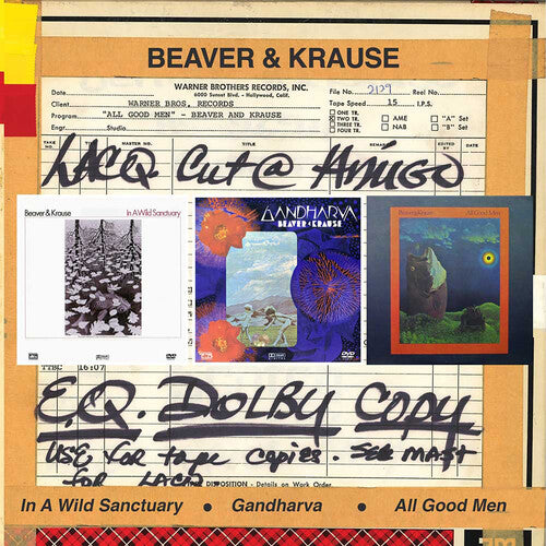 Beaver & Krause - In A Wild Sanctuary / Gandharva / All Good Men - Music CD