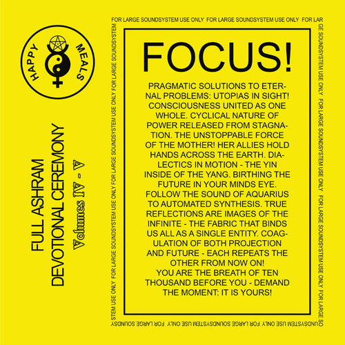 Happy Meals - Full Ashram Devotional Ceremony Iv-vi - Vinyl Record