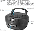 Ilive Bca209b Boombox Cd Cassette Am Fm Black - Ilive Bca209b Boombox Cd Cassette Am Fm Black - Speakers