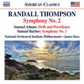 Thompson / Adams / Ross - Randall Thompson: Symphony 2 - Music CD
