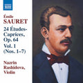 Sauret / Rashidova - Emile Sauret: 24 Etudes-caprices, Op. 64 1 - Music CD