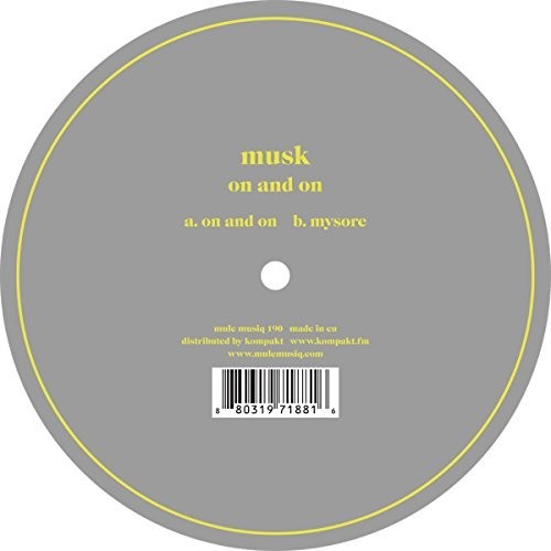 Musk - On And On - Vinyl Record