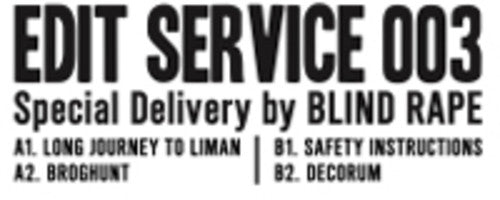 Blind Rape - Edit Service 003 - Special Delivery - Vinyl Record