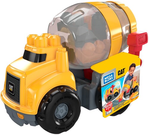 Mega Bloks Caterpillar - Mega Bloks Caterpillar Cement Mixer - Collectibles