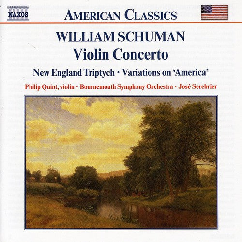 Schuman,w. / Ives / Quint / Serebrier - Violin Concerto / Variations On America - Music CD