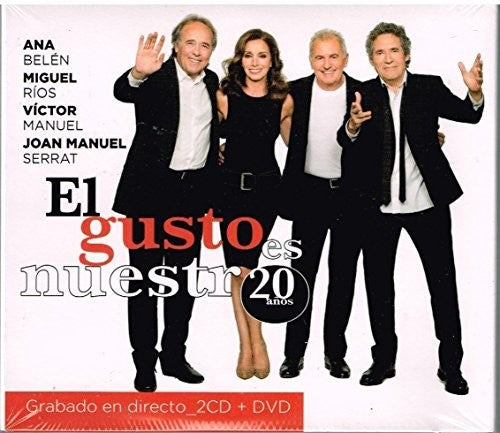 Serrat-belen-rios-manuel - El Gusto Es Nuestro 20 Anos - Music CD