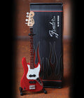 Axe Hvn Fj001 Fender Jazz Classic Red Finish Mini - Axe Hvn Fj001 Fender Jazz Classic Red Finish Mini - Collectibles