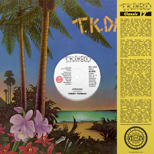Thomas,timmy - Africano / Why Can't We Live Together - Vinyl Record