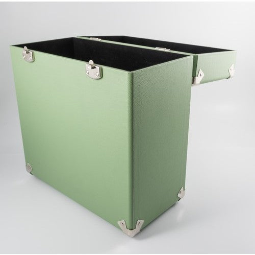 Gpo Swb18gre 12 In Vinyl Record Case Green - Gpo Swb18gre 12 In Vinyl Record Case Green - Vinyl Accessories
