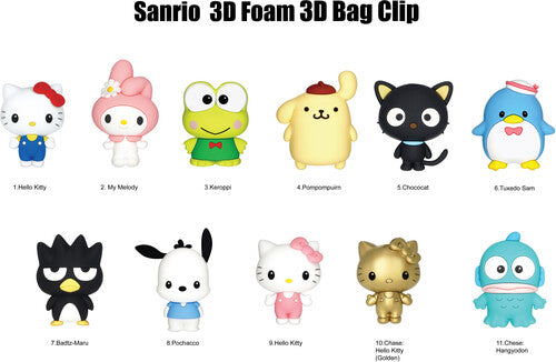 Sanrio - 3d Foam Bag Clip In Blind Bag - Sanrio - 3d Foam Bag Clip In Blind Bag - Collectibles