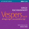 Rachmaninoff / Koch / Creed - Vespers 37 All Night Vigil - Music CD