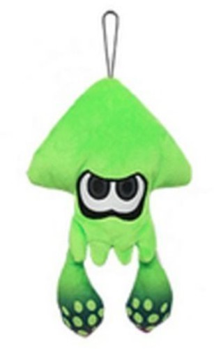 Little Buddy Inkling Squid 9 Plush - Green - Little Buddy Inkling Squid 9 Plush - Green - Collectibles