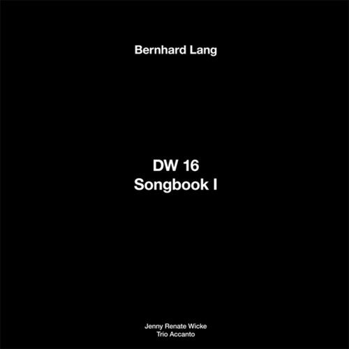 Lang,bernhard - Dw 16 / Songbook I - Vinyl Record