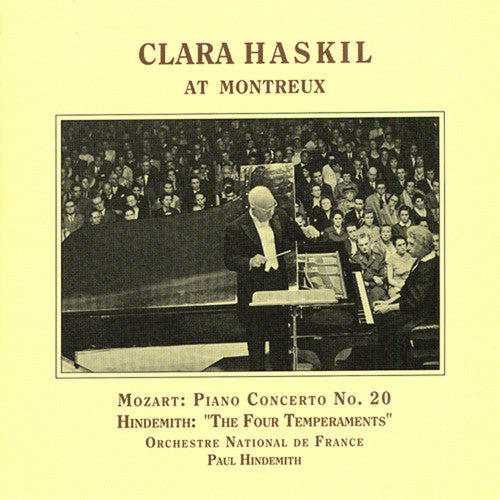 Mozart / Hindemith / Haskil - Clara Haskil At Montreux - Music CD