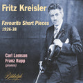 Kreisler,fritz - Fritz Kreisler: Favourite Short Pieces 1926-38 - Music CD