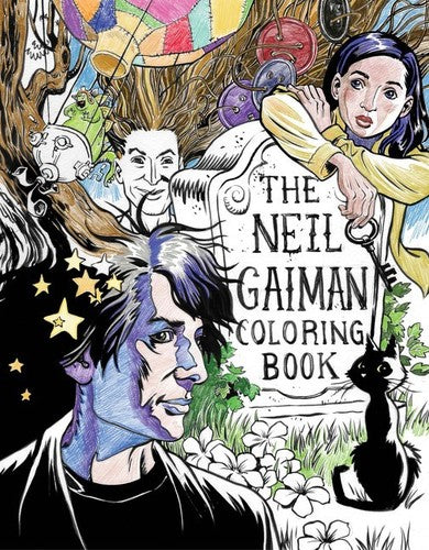 Gaiman,neil / Thompson,jill - Neil Gaiman Coloring Book - Books