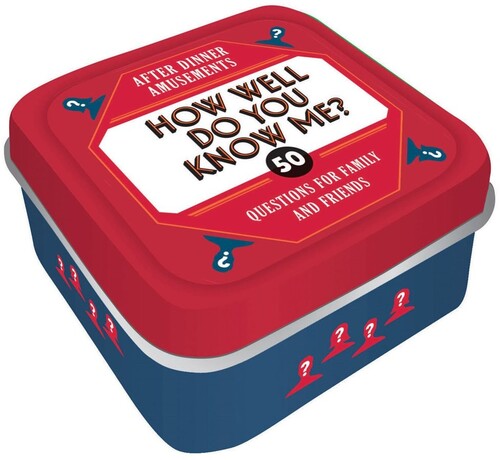 Chronicle Books - After Dinner Amusements How Well Do You Know Me - Games