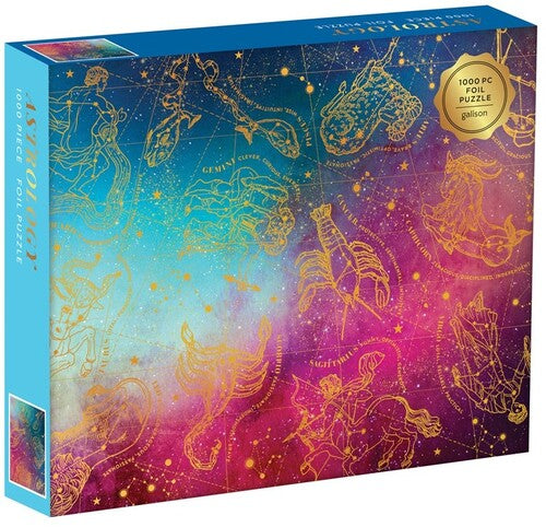 Galison - Astrology 1000 Piece Foil Puzzle - Games