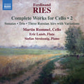 Ries / Rummel / Lamb - Complete Works For Cello 2 - Music CD