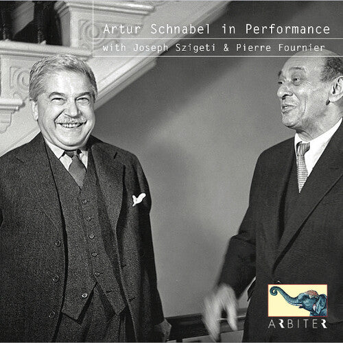 Schnabel - Schnabel In Performance With Szigeti & Fournier - Music CD