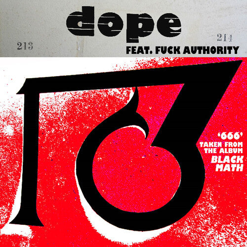 Dope / Fuck Authority - 666 / 1381 - Vinyl Record