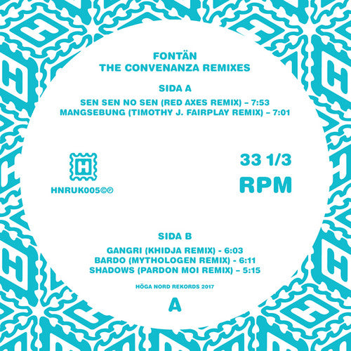 Fontan - Convenanza Remixes - Vinyl Record