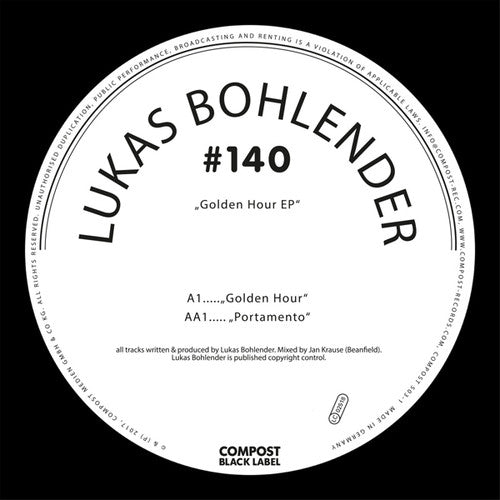 Bohlender,lukas - Golden Hour - Vinyl Record