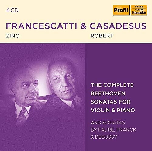 Beethoven / Francescatti / Casadesus - Sonatas For Violin & Piano - Music CD