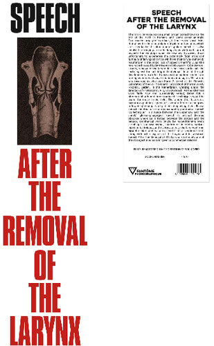 Speech After The Removal Of The Larynx / Various - Speech After The Removal Of The Larynx / Various - Vinyl Record