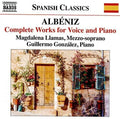 Albeniz / Llamas / Gonzalez - Complete Voice & Piano - Music CD