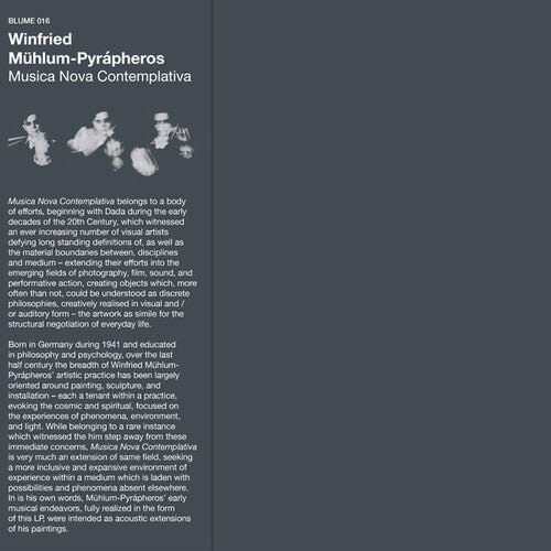 Muhlum-pyrapheros,winfried - Musica Nova Contemplativa - Vinyl Record