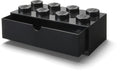 Room Copenhagen - Lego Desk Drawer 8 Black - Collectibles