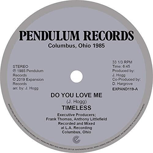 Timeless Legend - Do You Love Me / You're The One - Vinyl Record
