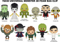 Universal Monsters - 3d Foam Bag Clip In Blind Bag - Universal Monsters - 3d Foam Bag Clip In Blind Bag - Collectibles