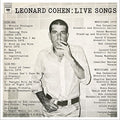 Leonard Cohen: Live Songs [LP] Vinyl Record