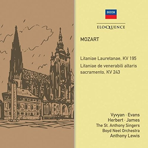 Mozart / Vyvyan,jennifer - Mozart: Litanies Kv 195 & 243 - Music CD
