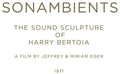 Bertoia,harry - Sound Sculpture Of Harry Bertoia - Music CD