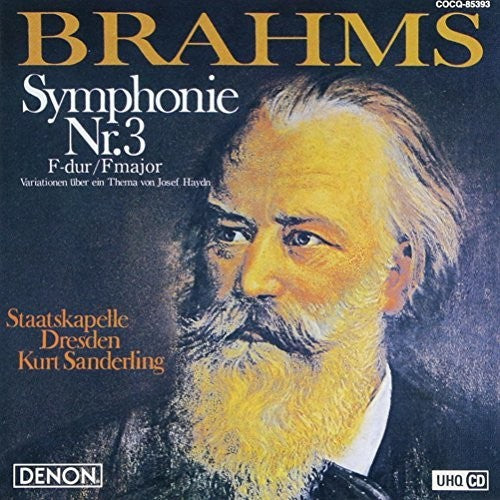 Brahms / Sanderling,kurt - Brahms: Symphony 3 - Music CD