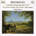 Beethoven / Kodaly Quartet - Complete String Quartets 9 - Music CD