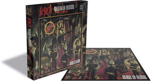 Slayer Reign In Blood (500 Piece Jigsaw Puzzle) - Slayer Reign In Blood (500 Piece Jigsaw Puzzle) - Games