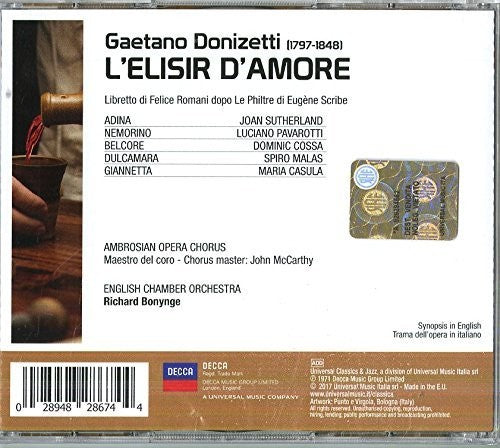 Pavarotti,luciano - L'elisir D'amore - Music CD