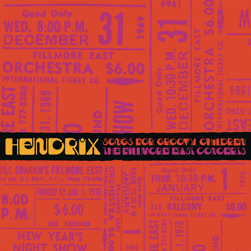Hendrix,jimi - Songs For Groovy Children: Fillmore East Concerts - Vinyl Record