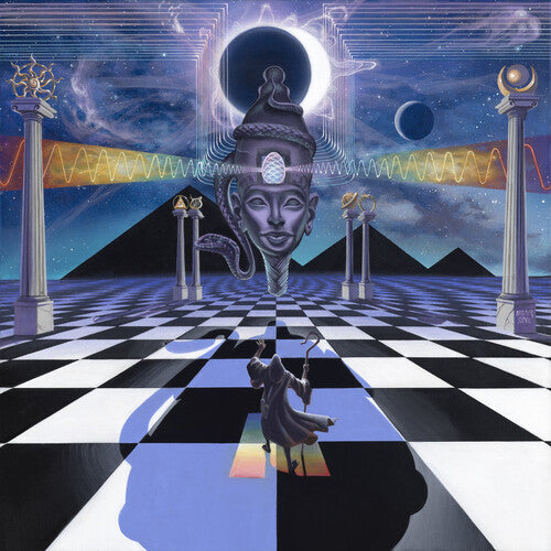 Mono/poly - Monotomic - Blue & White Swirl - Vinyl Record