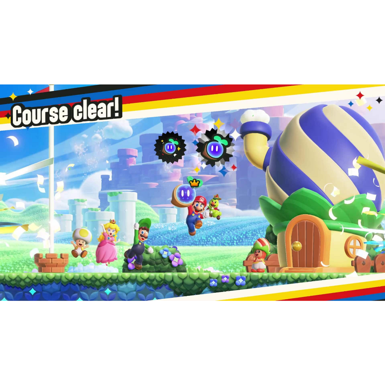 Nintendo - Switch Console OLED - Super Mario Bros Wonder Bundle