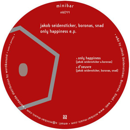 Seidensticker,jakob / Boronas & Snad - Only Happiness - Vinyl Record