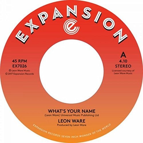 Ware,leon - What's Your Name / Inside Your Love - Vinyl Record